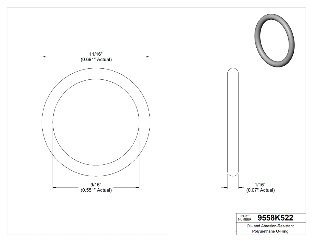 Technical drawing - 9558K522